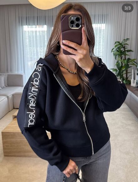 Calvin Klein Fermuarlı Sweatshirt
