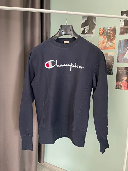 Champion Lacivert Sweatshirt