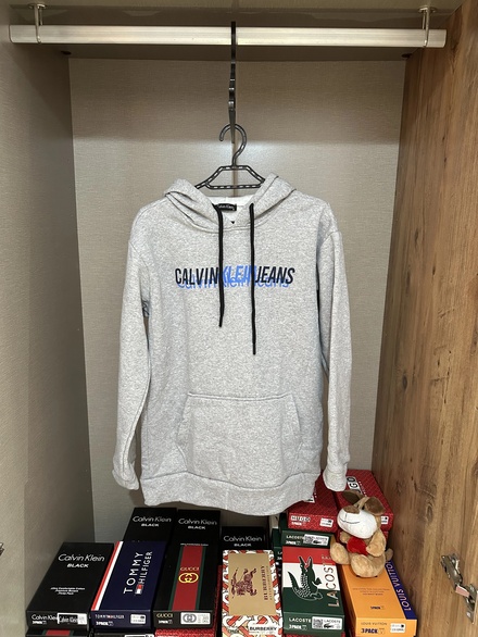 Calvin Klein Gri Erkek Sweatshirt