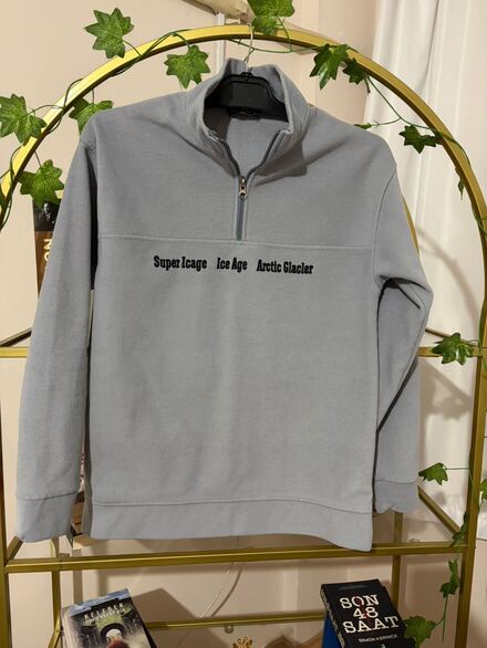 Gri Polar Sweatshirt