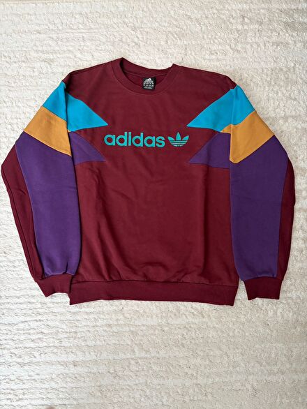 Adidas Renkli Vintage Sweatshirt