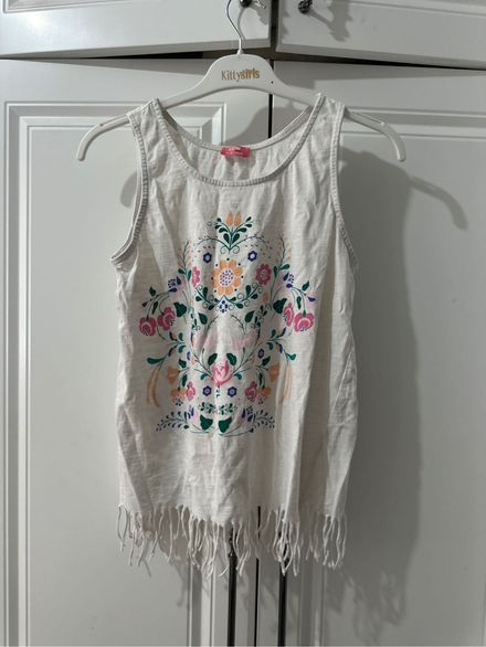 LC Waikiki Desenli Beyaz Tişört