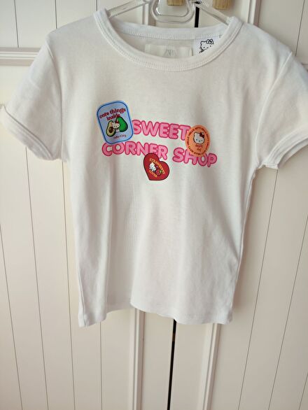 Zara 6-7 yaş Hello Kitty Baskılı Tişört