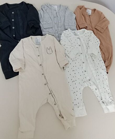 5'li Bebek Tulum Seti . H&M marka.