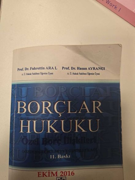 Borçlar Hukuku Kitabı