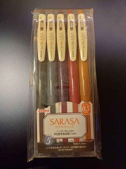 Zebra Sarasa Vintage Tükenmez Kalem Seti