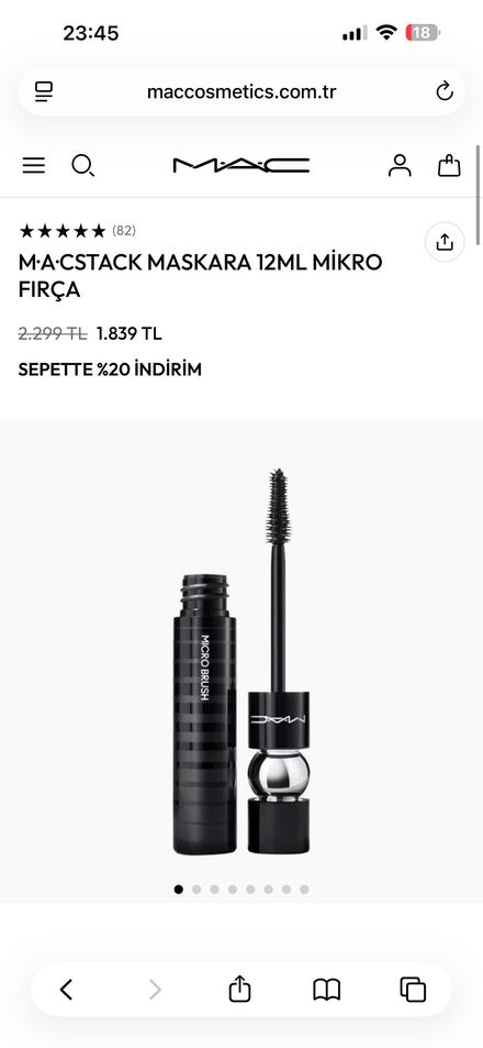 MAC M·A·CSTACK Maskara