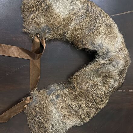 Peluş Yaka Eşarp