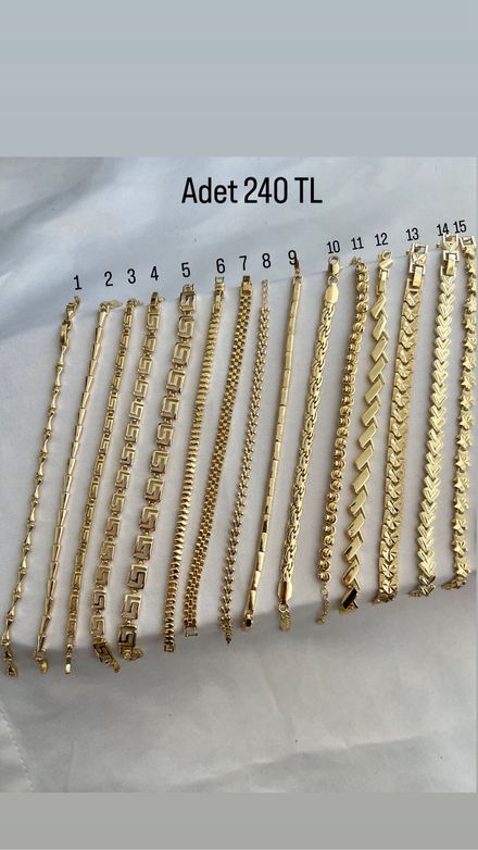 Gold Altın Kaplama Bileklik Çeşitleri