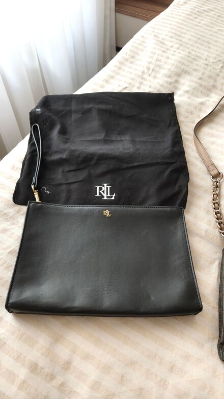Ralph Lauren Siyah El Çantası