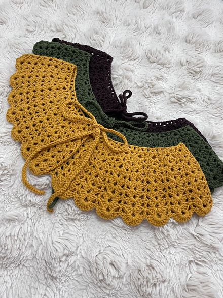 El Örgüsü Romantik Yaka / Aksesuar