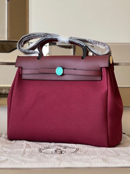 Hermes Herbag Bordo 31cm