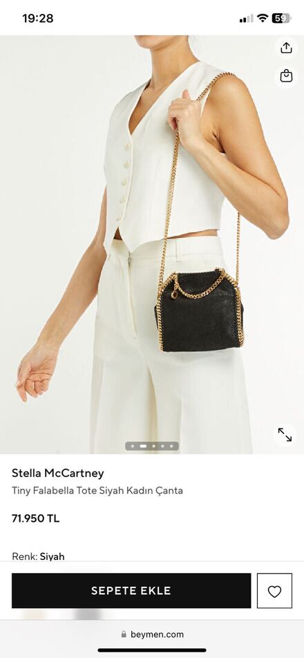 FATURALI Stella McCartney Çanta