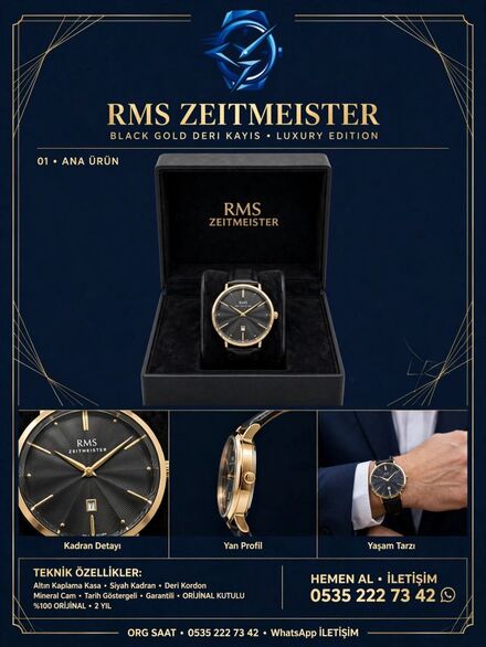 RMS Zeitmeister Luxury Edition Saat