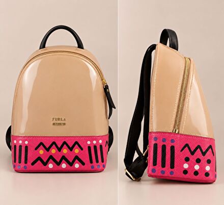 Furla Pembe Sırt Çantası