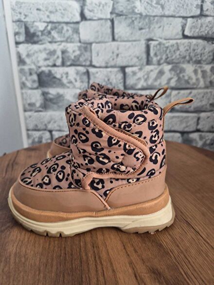 Zara Leopar Desenli Çocuk Botu