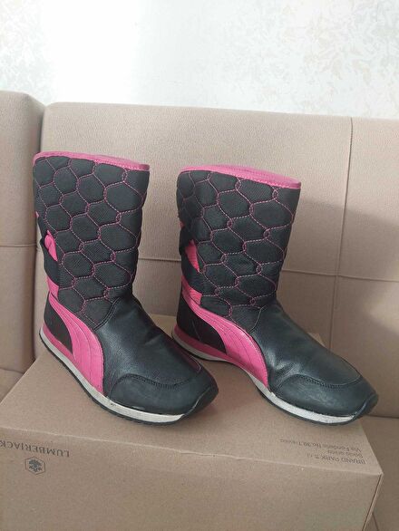 Orijinal Puma Siyah Pembe Bot