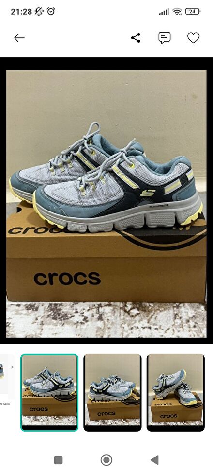 Skechers Gri Sneaker