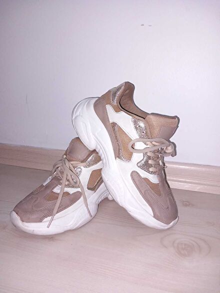 Bej Beyaz Sneaker Kadın Ayakkabı LCW