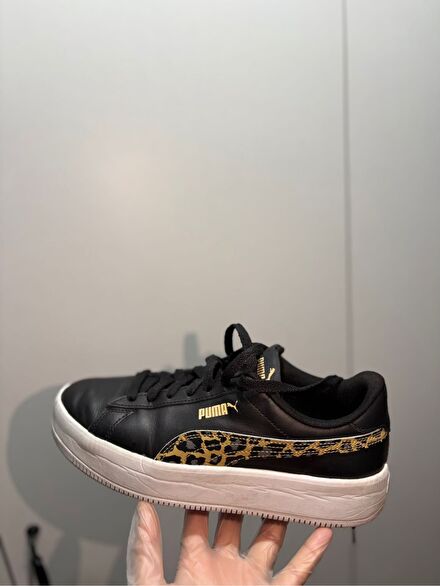 Puma Leopar Desenli Siyah Sneaker