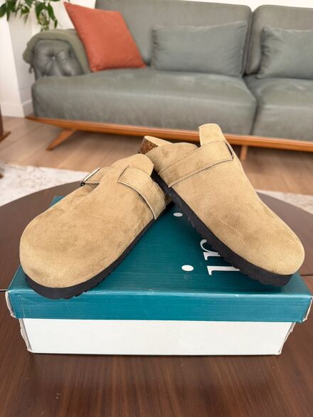Primark Süet Haki Terlik