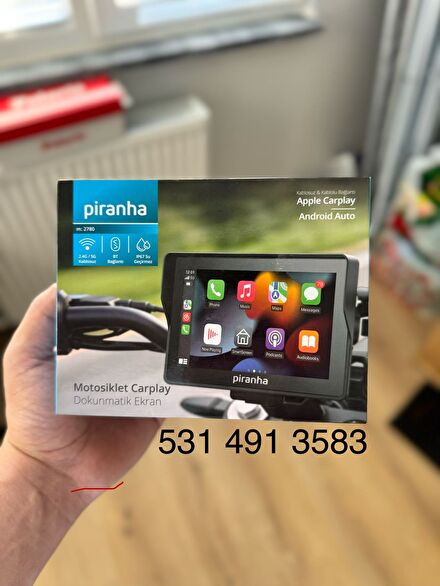 Piranha Motosiklet Carplay