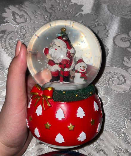 Sesli Kar Küresi Noel Baba