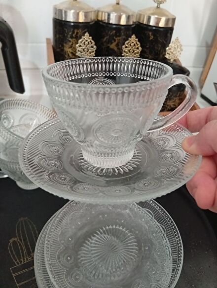 6 adet çay bardağı seti