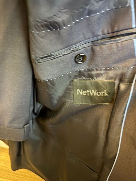 Network Erkek Lacivert Yün Karışımlı