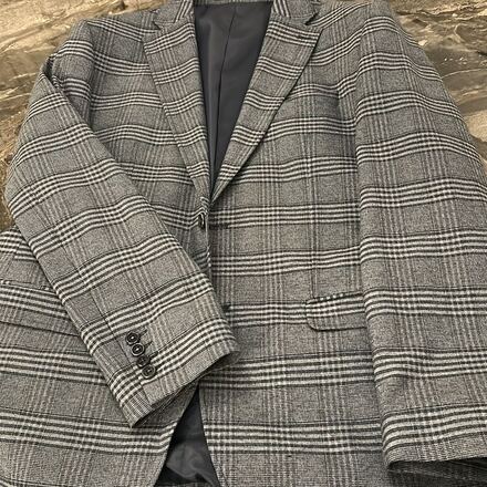 Süvari Ekoseli Erkek Blazer Ceket