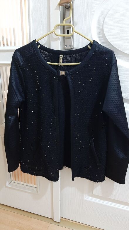 Siyah Payetli Blazer Ceket