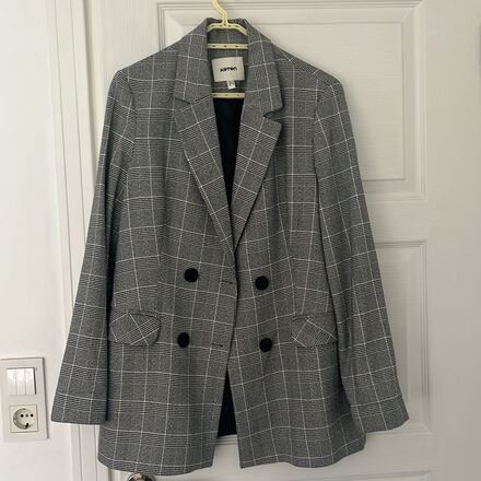 Koton Ekose Blazer Ceket