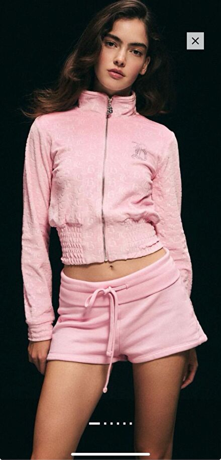 Pembe Juicy Couture x Bershka Ceket Üst