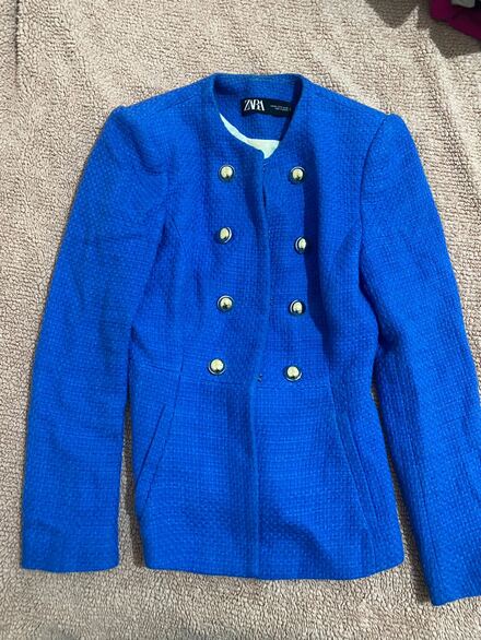 Zara Blazer Ceket Mavi