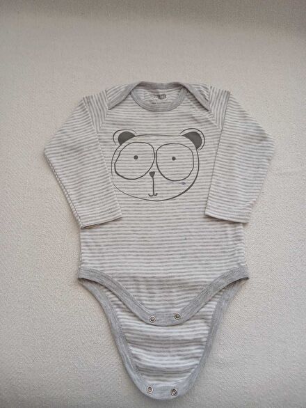 Çizgili Bebek Body