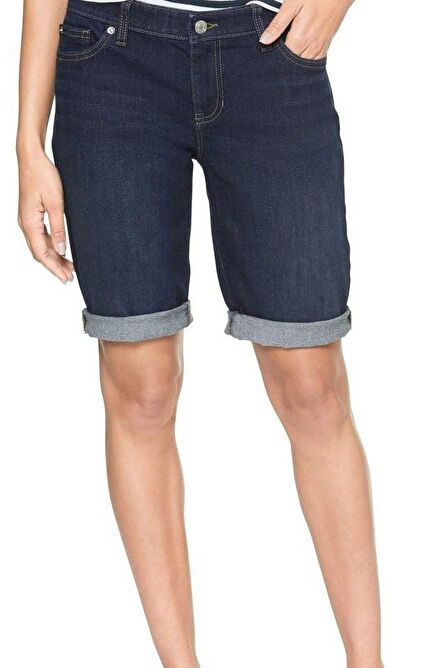 Y2K Mavi Jean Bermuda Kot Denim Şort