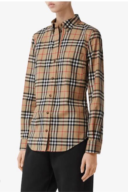 Orijinal!!! Burberry Ekose Gömlek, 38-40