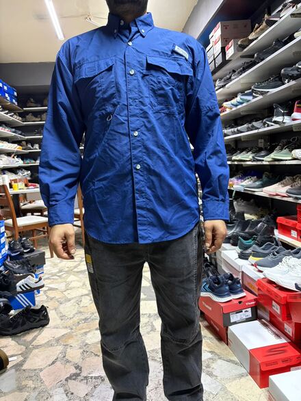Columbia Mavi Erkek Gömleği