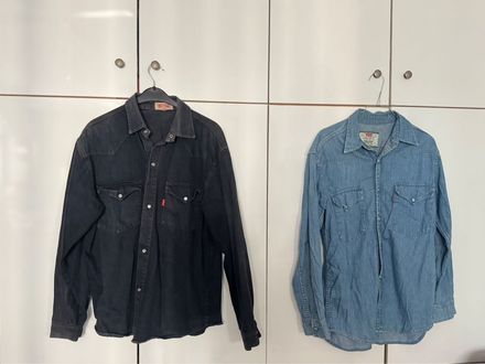 2 Adet Levi's Western Denim Kot Gömlek