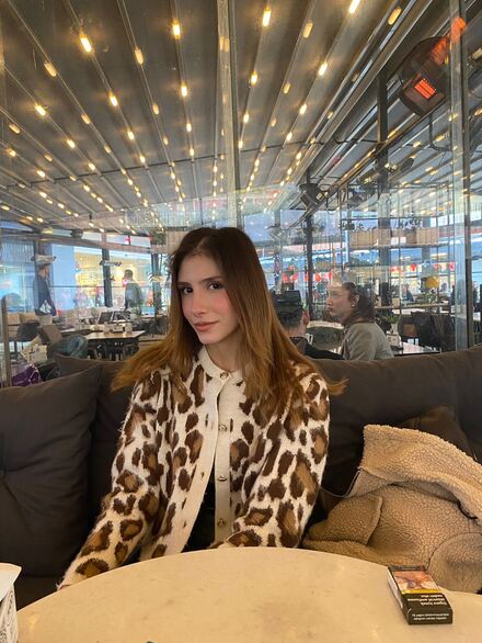 Leopar Desenli Hırka