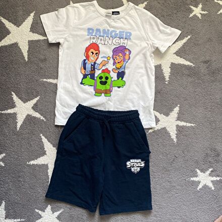 Brawl Stars Tişört ve Şort Seti LCW