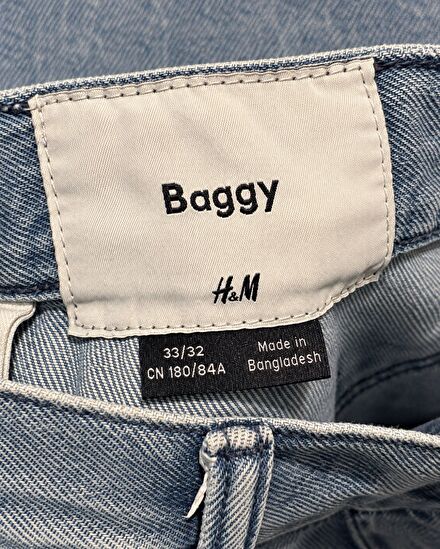 H&M Baggy Jean Pantolon