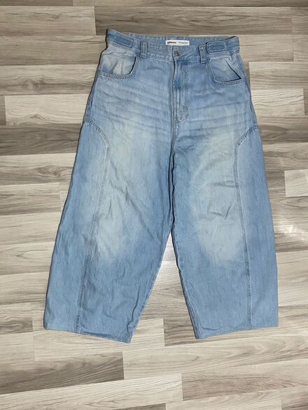 BERSHKA SUPER BAGGY KOT PANTOLON