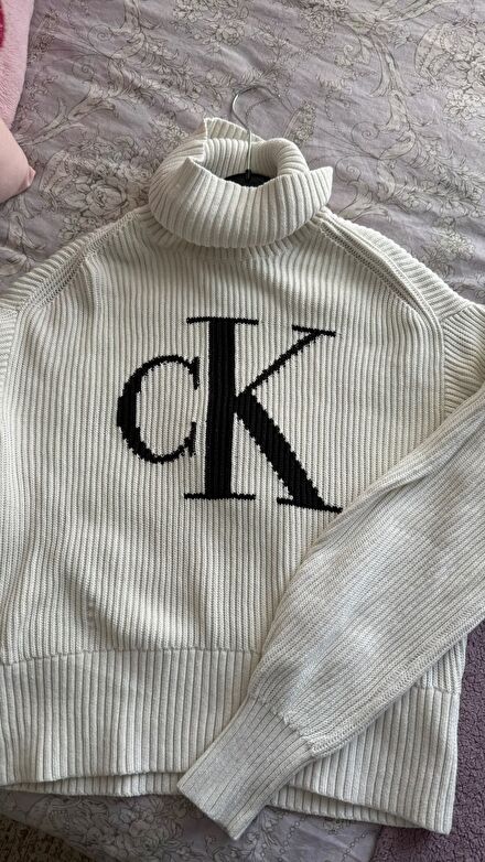 Calvin Klein Balıkçı Yaka Kazak