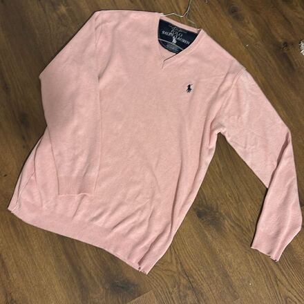 Polo talih laurern erkek pembe kazak