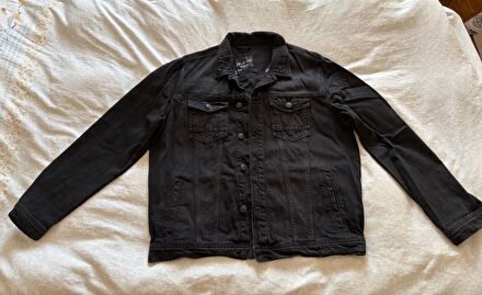 DeFacto DF Jeans Siyah Kot Ceket