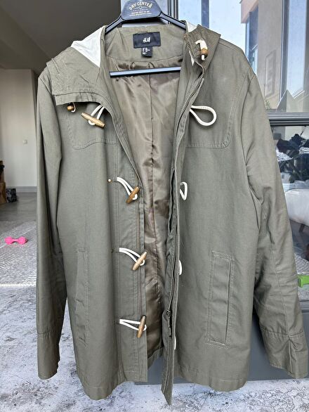 Orijinal H&M Kapüşonlu Duffle Mont