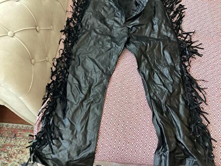 Harley Davidson püsküllü chaps pantalon