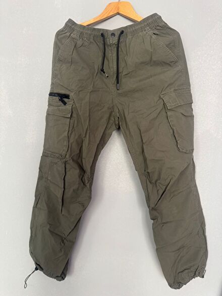 H&M Haki Yeşil KargoJoggerPantalon