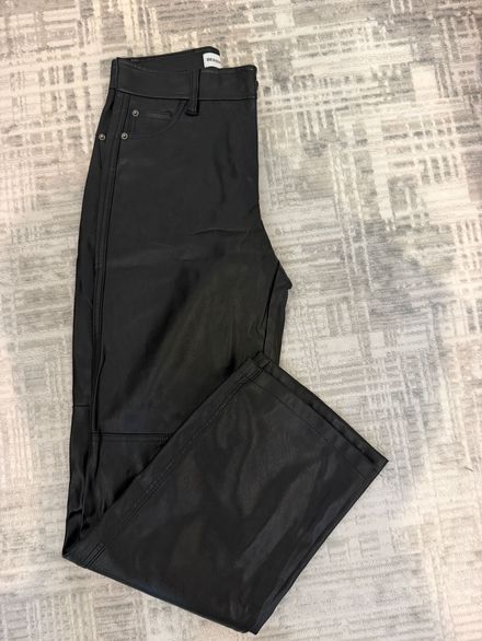 Bershka Siyah Suni Deri Pantolon